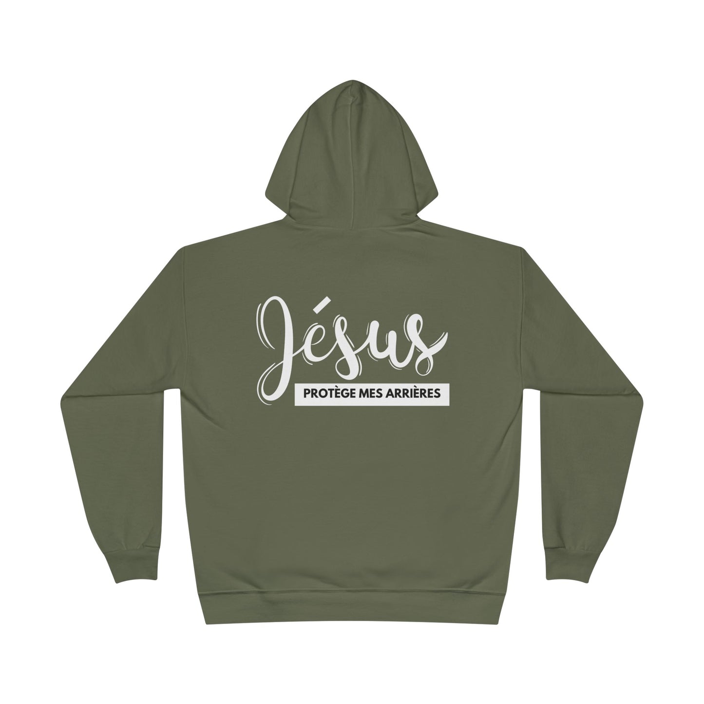 Jésus protège mes arrières HOODIE - DOS