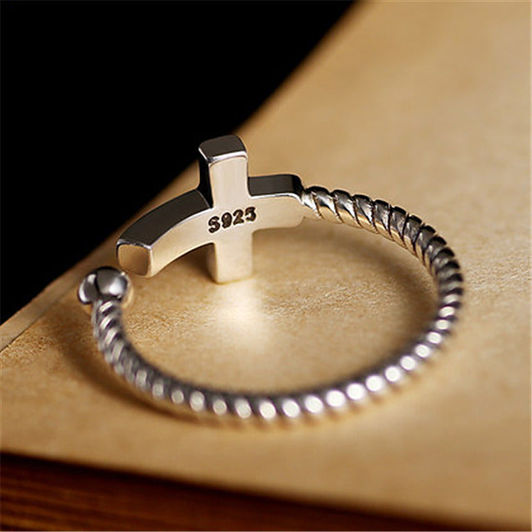 Croix noire BAGUE