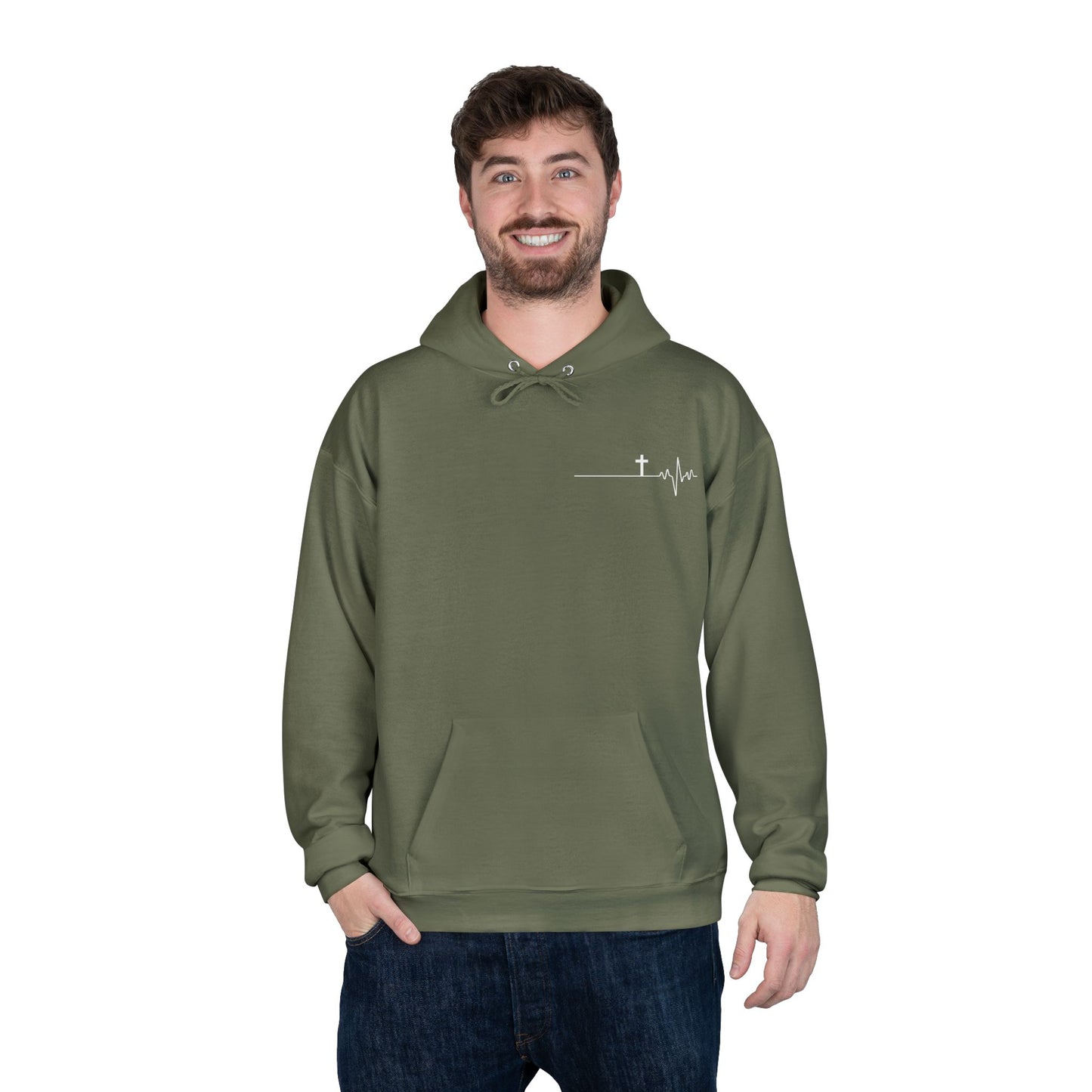 Jésus sauveur de ma vie HOODIE - DOS