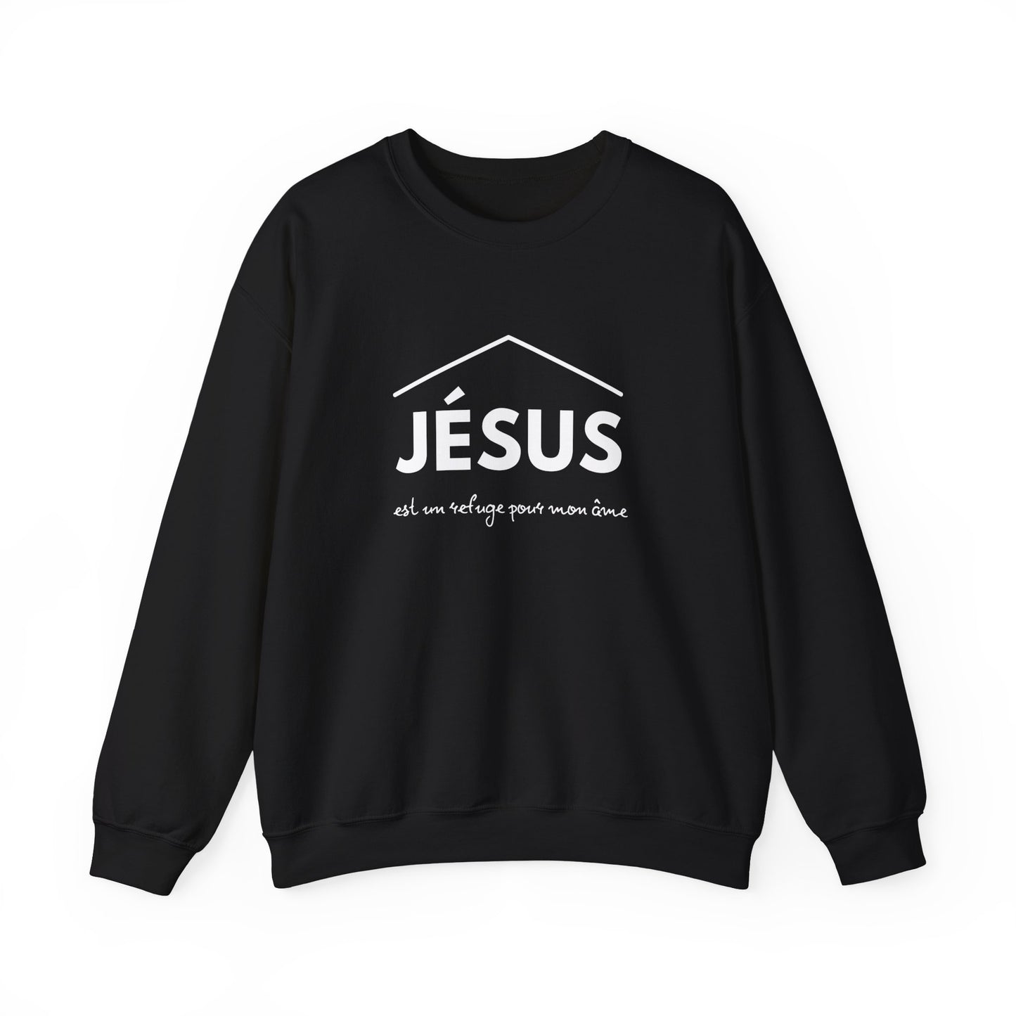 Jésus est un refuge pour mon âme CREWNECK