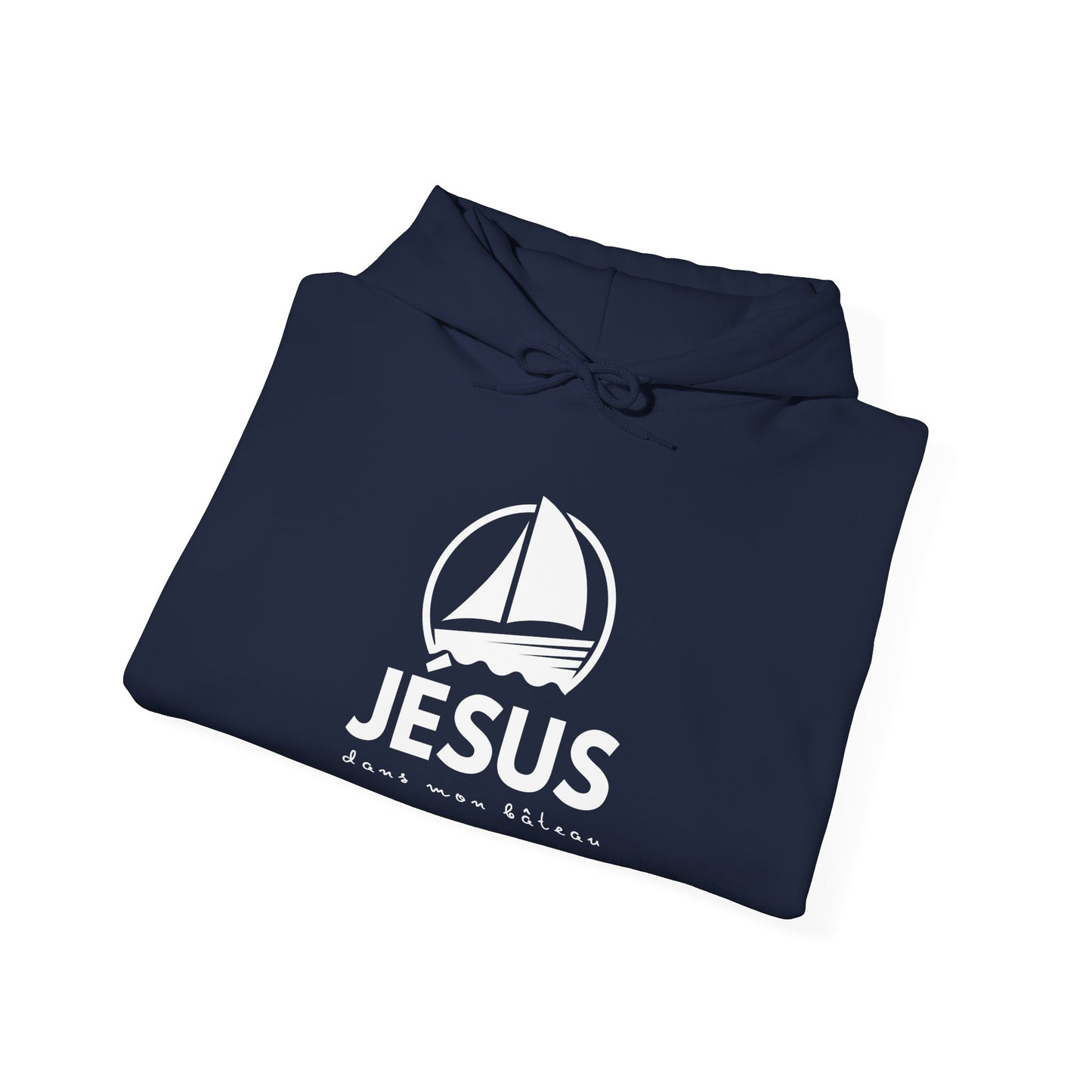 Jésus dans mon bâteau HOODIE