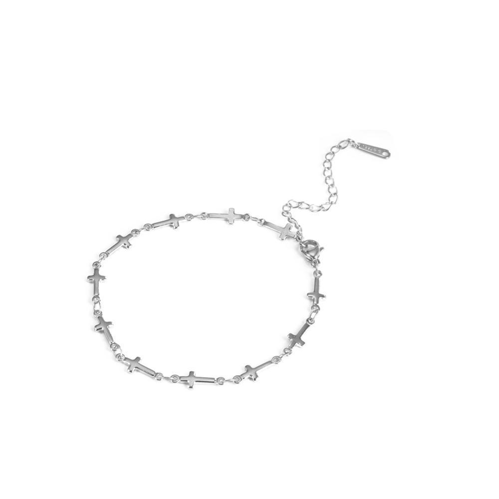 Croix en acier inoxydable BRACELET & COLLIER