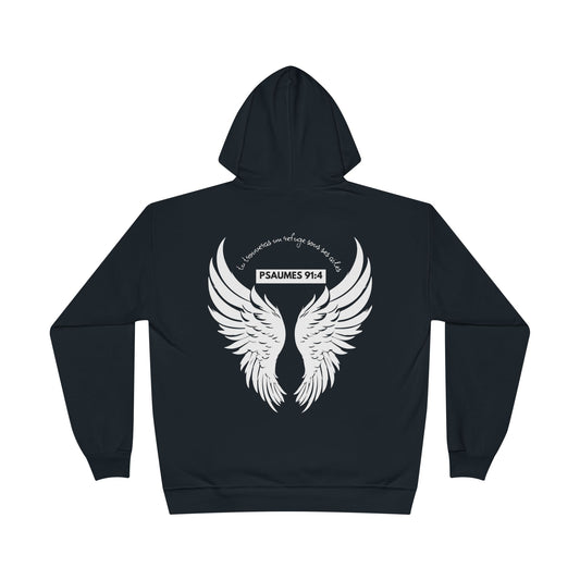 Psaumes 91:4 HOODIE - DOS