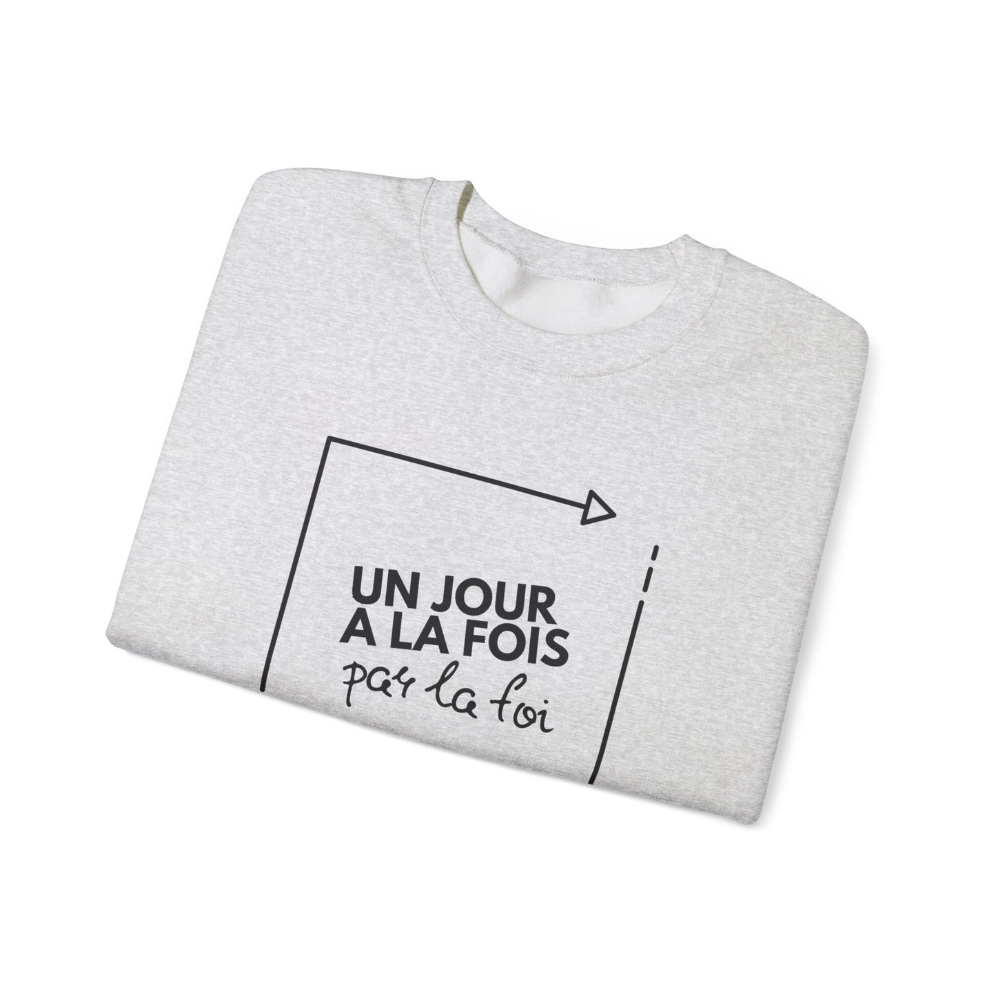 Un jour à la fois par la foi CREWNECK