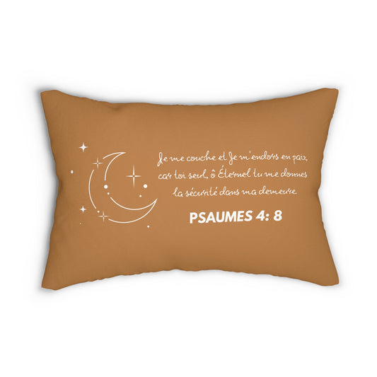 Je me couche et je m'endors en paix HOUSSE - Caramel