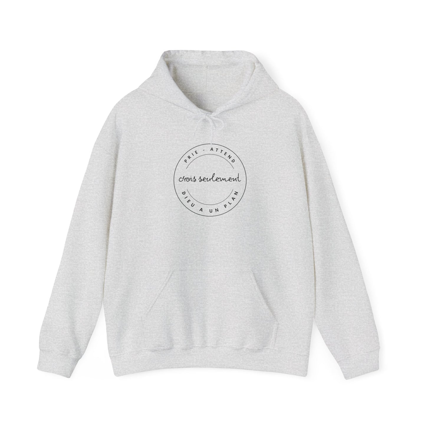 Prie, attend, crois seulement, Dieu a un plan HOODIE
