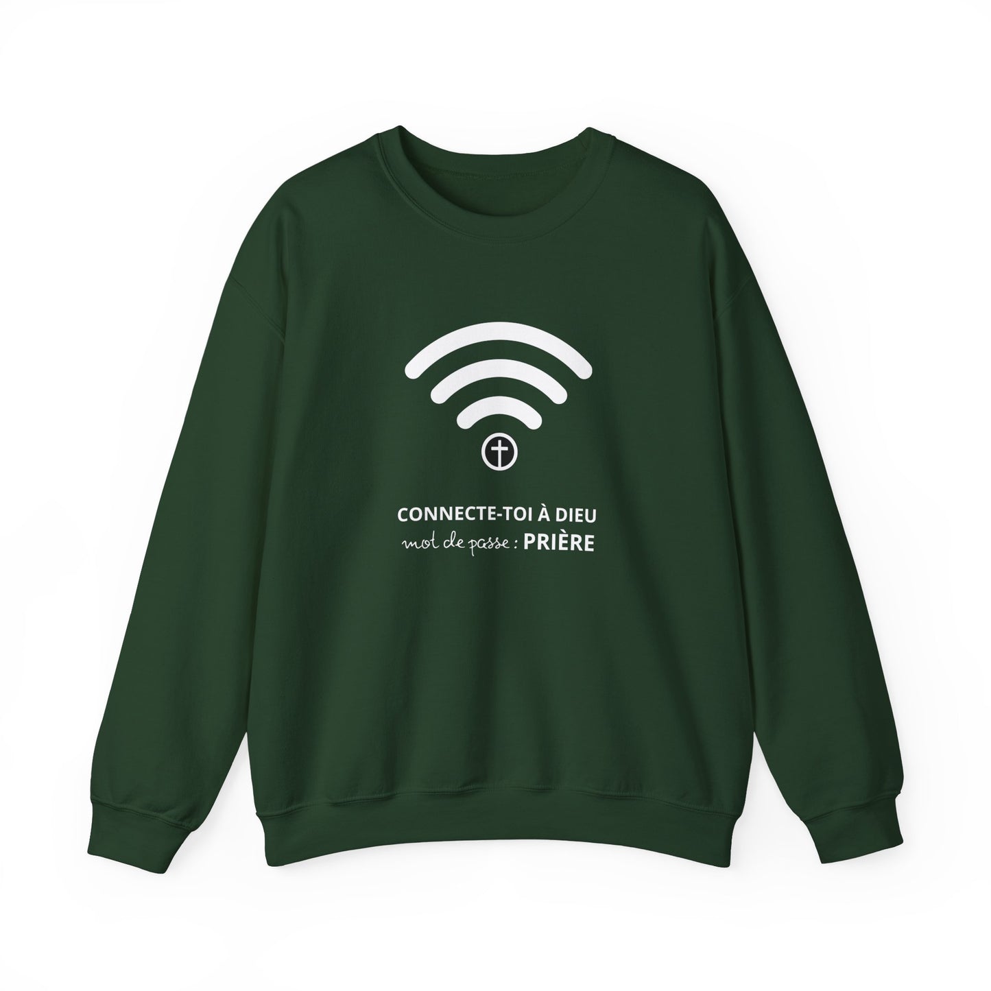 Connecte-toi à Dieu CREWNECK
