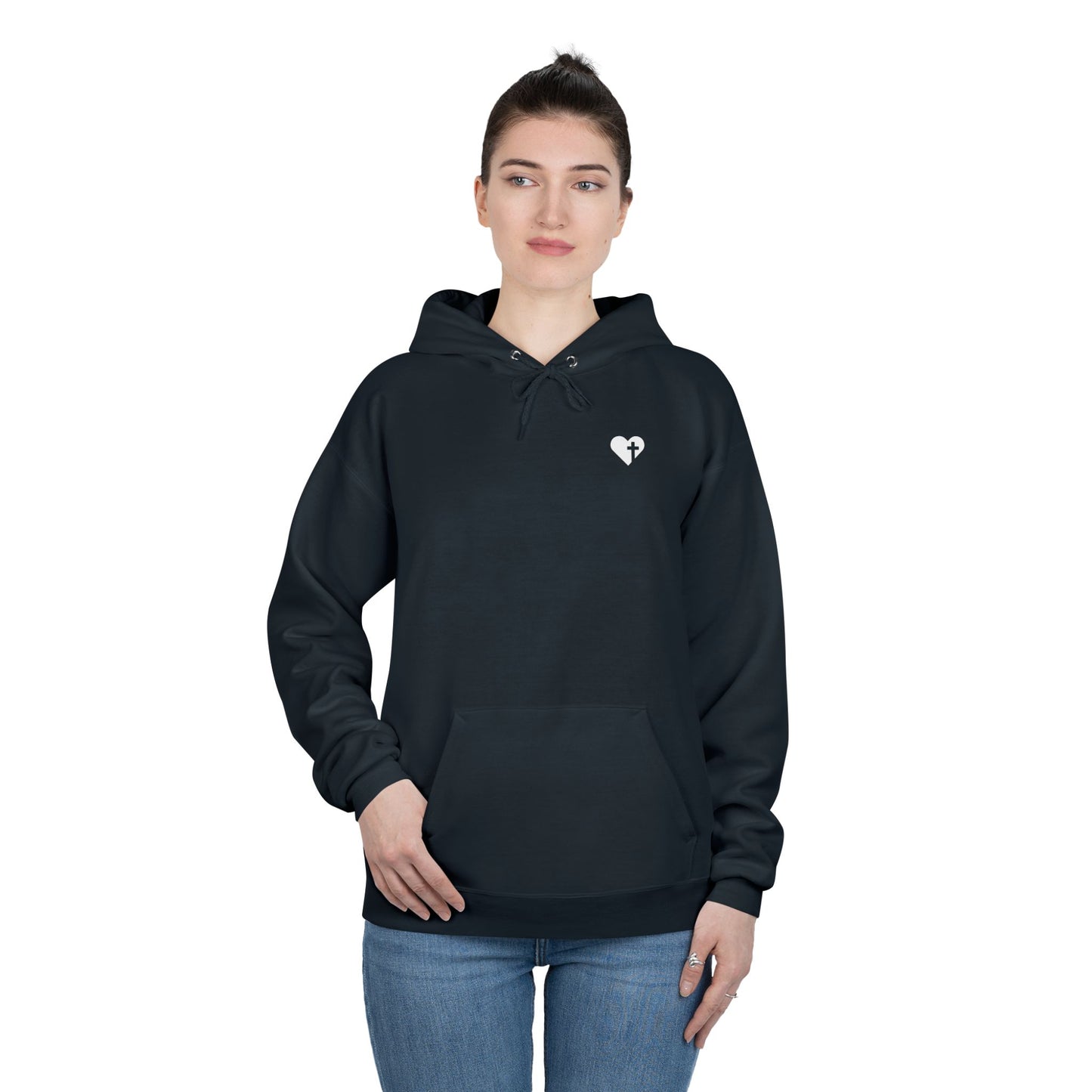 Jésus est mort pour moi, maintenant je vis pour Lui HOODIE - DOS