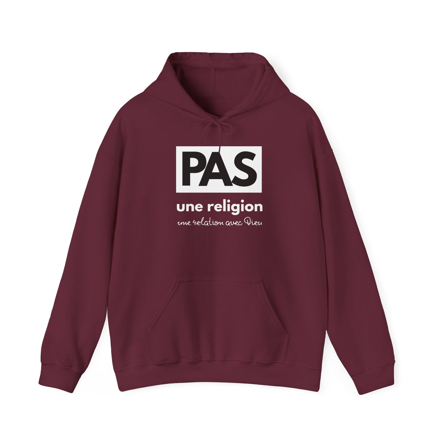 PAS une religion, une relation avec Dieu HOODIE