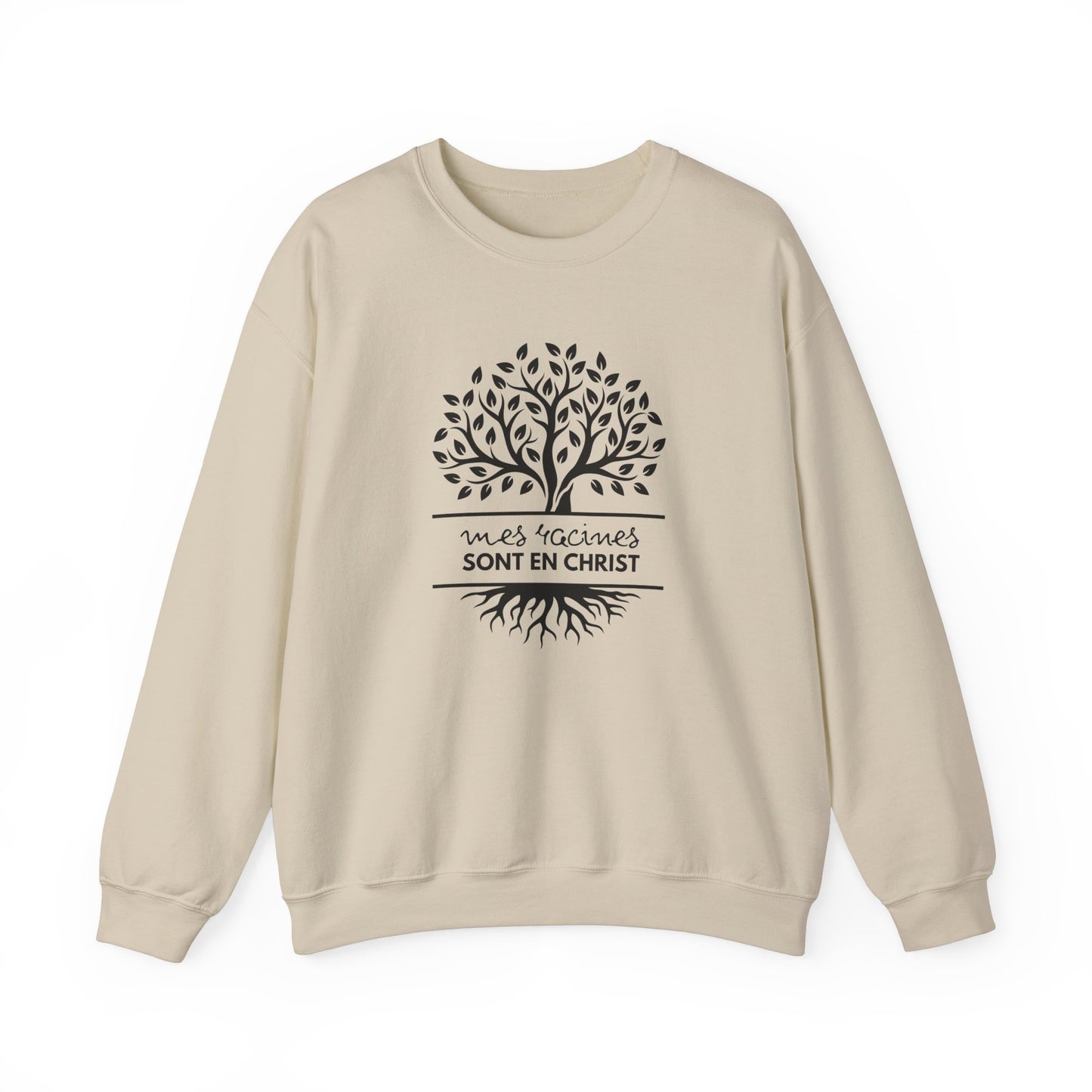 Mes racines sont en Christ CREWNECK