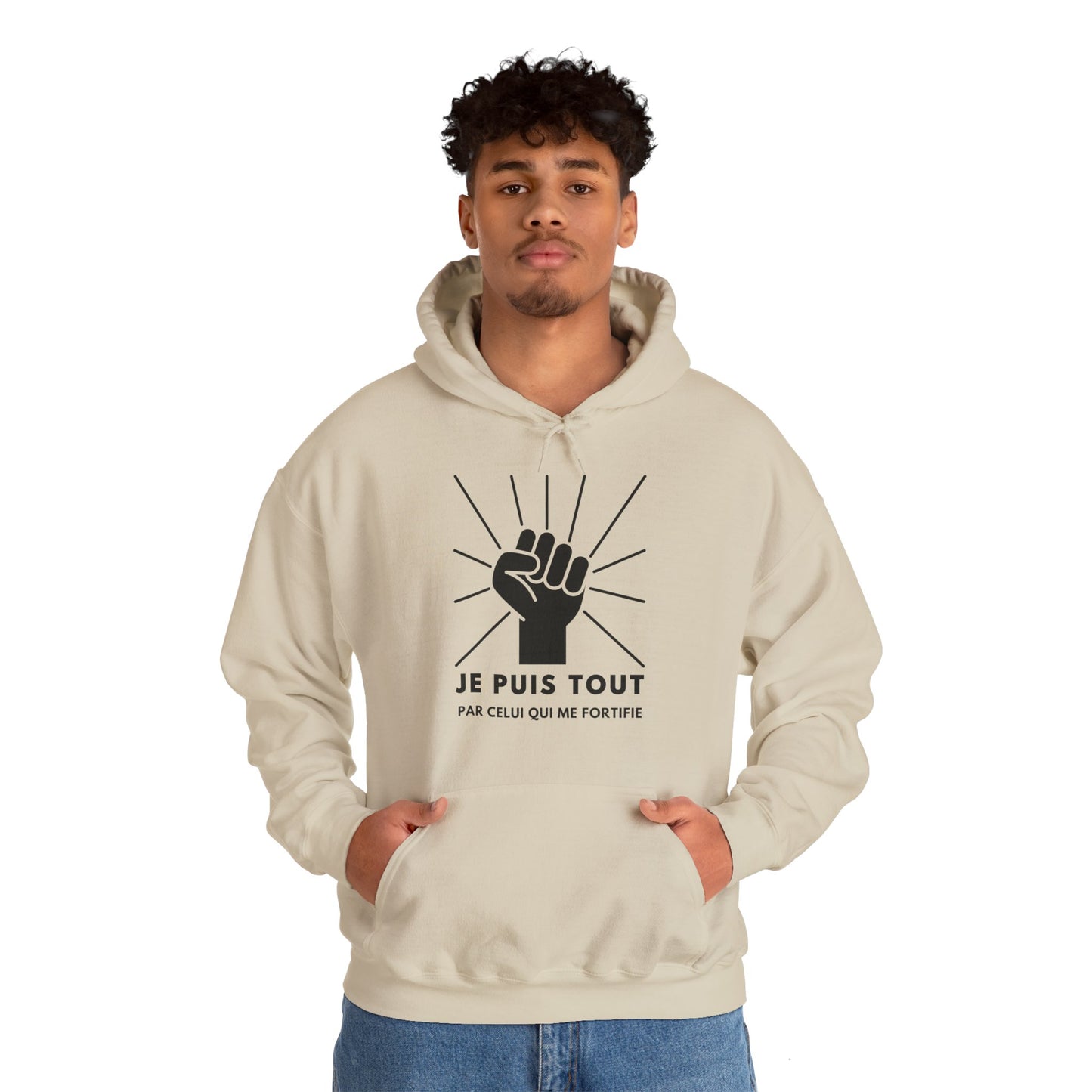 Je puis tout par celui qui me fortifie HOODIE