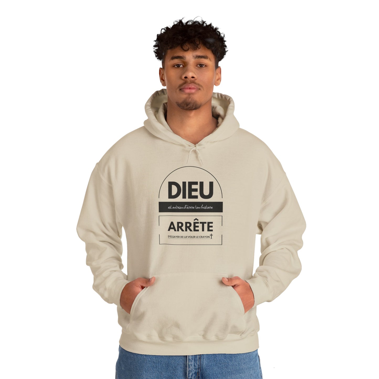 Dieu est entrain d'écrire ton histoire, arrête d'essayer de lui voler le crayon HOODIE