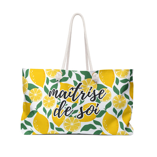Maîtrise de soi SAC CITRONS