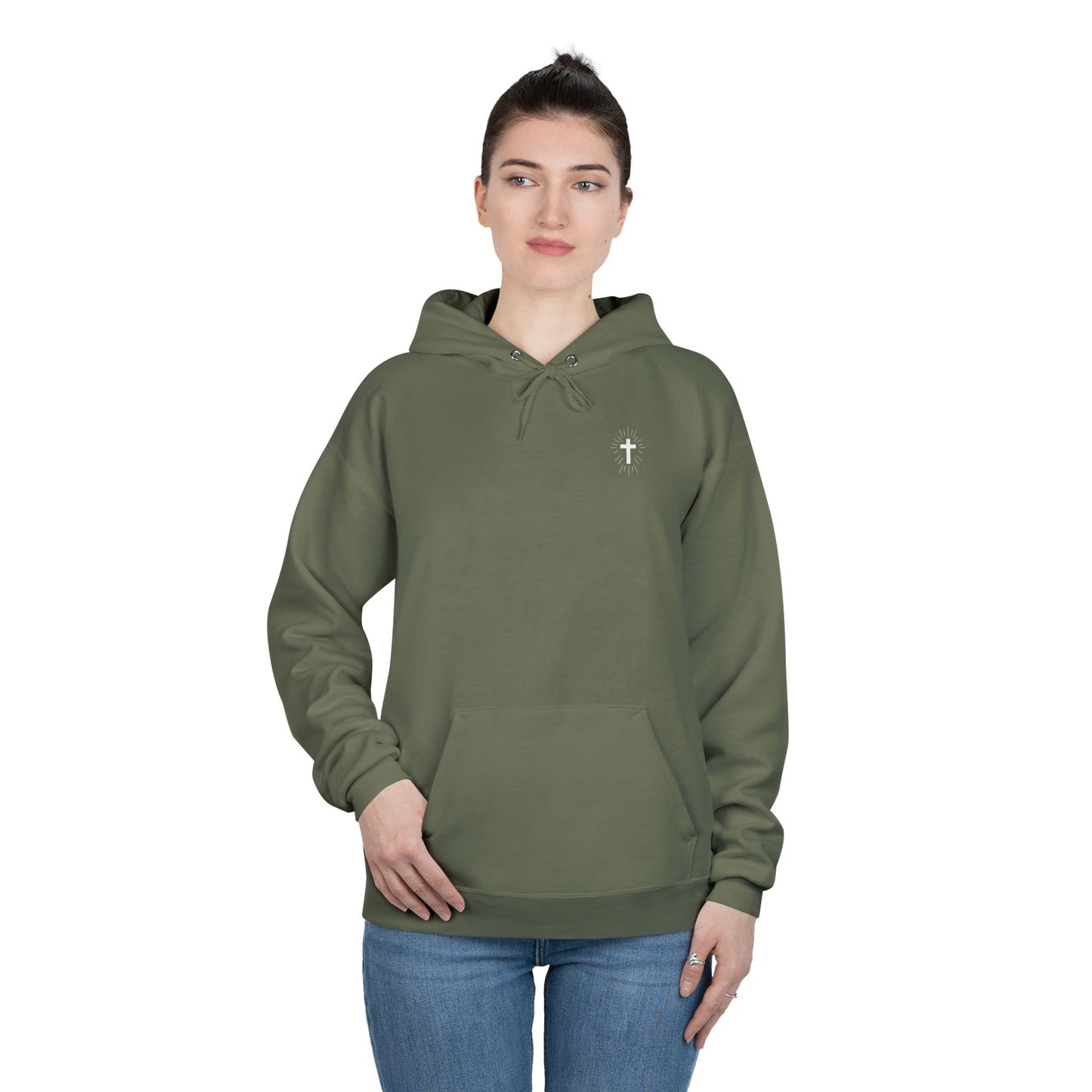 Jésus protège mes arrières HOODIE - DOS