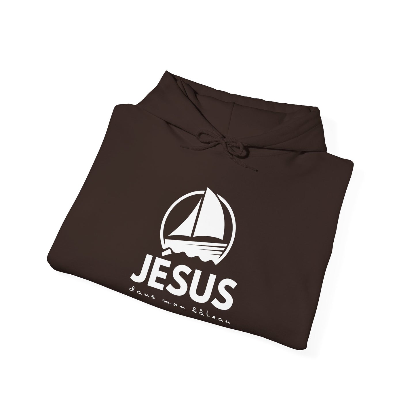 Jésus dans mon bâteau HOODIE