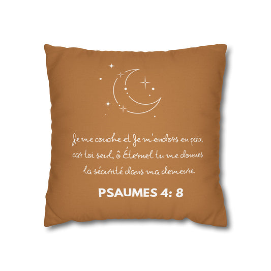 Je me couche et je m'endros en paix HOUSSE - Caramel