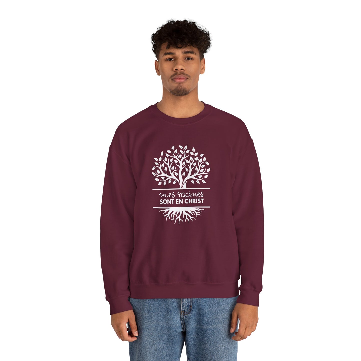 Mes racines sont en Christ CREWNECK