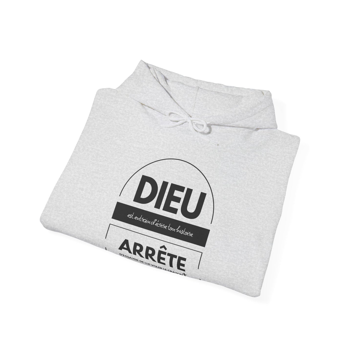 Dieu est entrain d'écrire ton histoire, arrête d'essayer de lui voler le crayon HOODIE