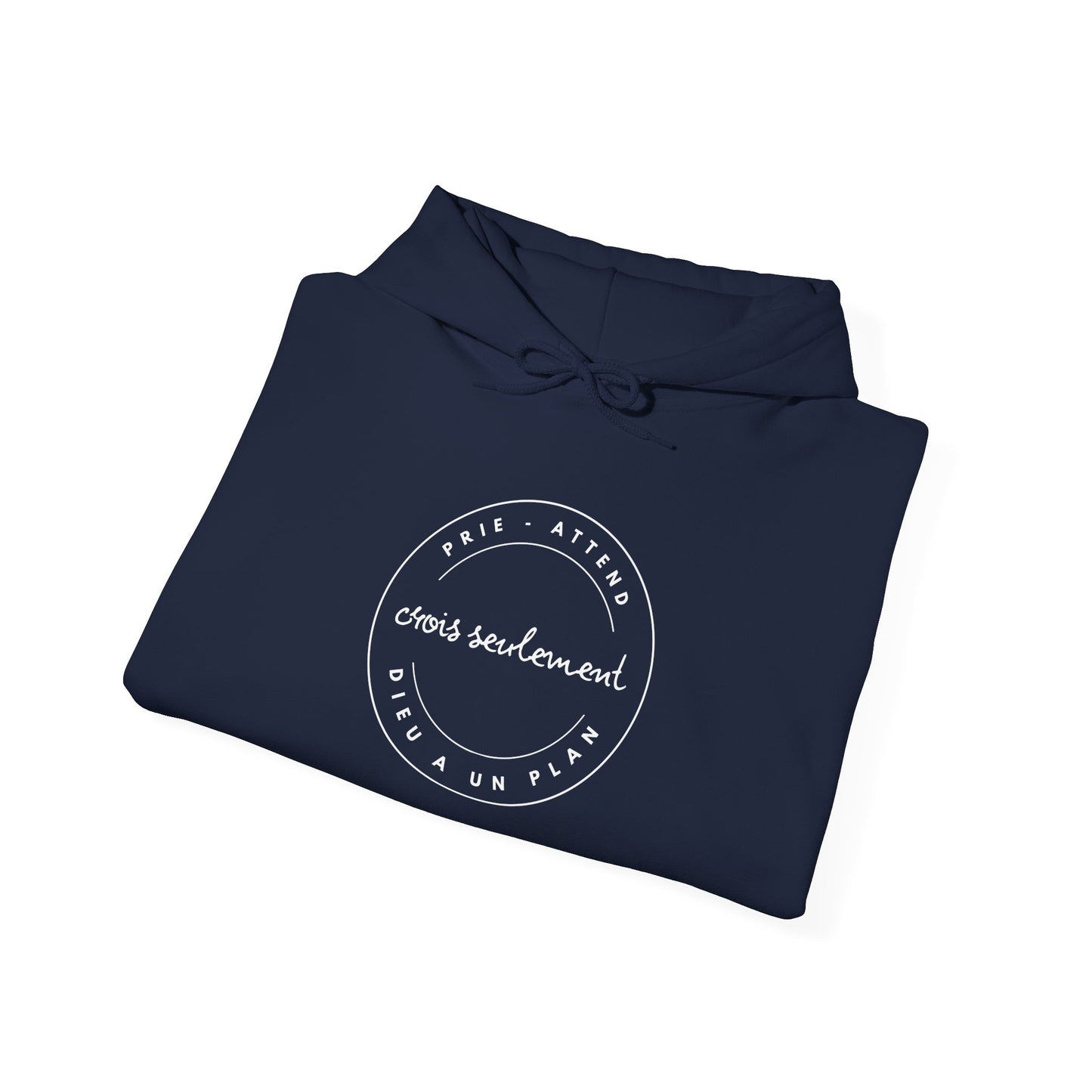 Prie, attend, crois seulement, Dieu a un plan HOODIE