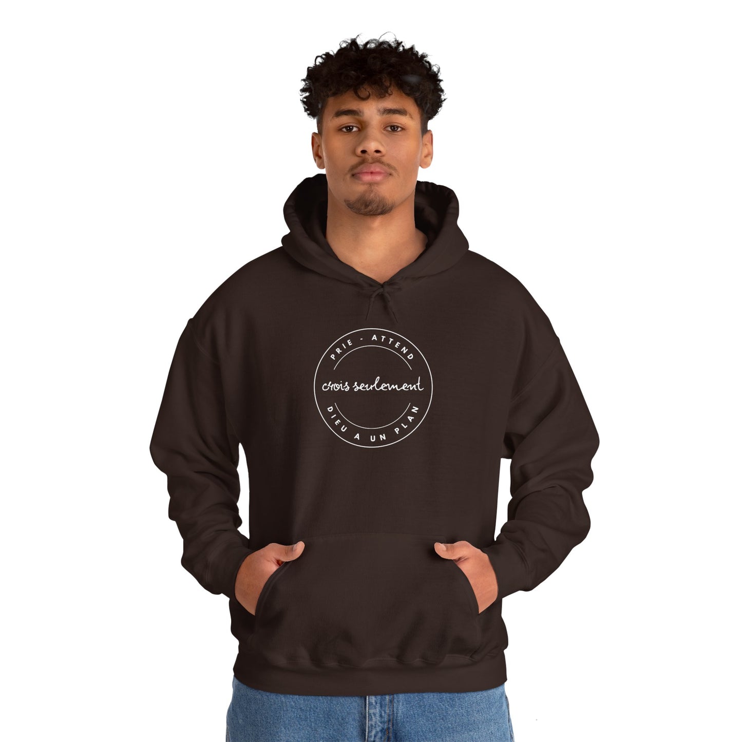 Prie, attend, crois seulement, Dieu a un plan HOODIE