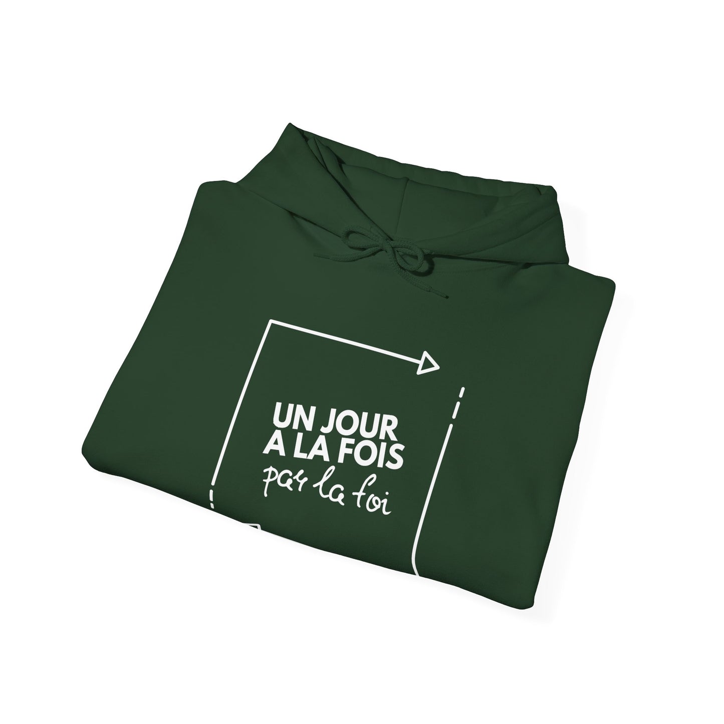 Un jour à la fois par la foi HOODIE