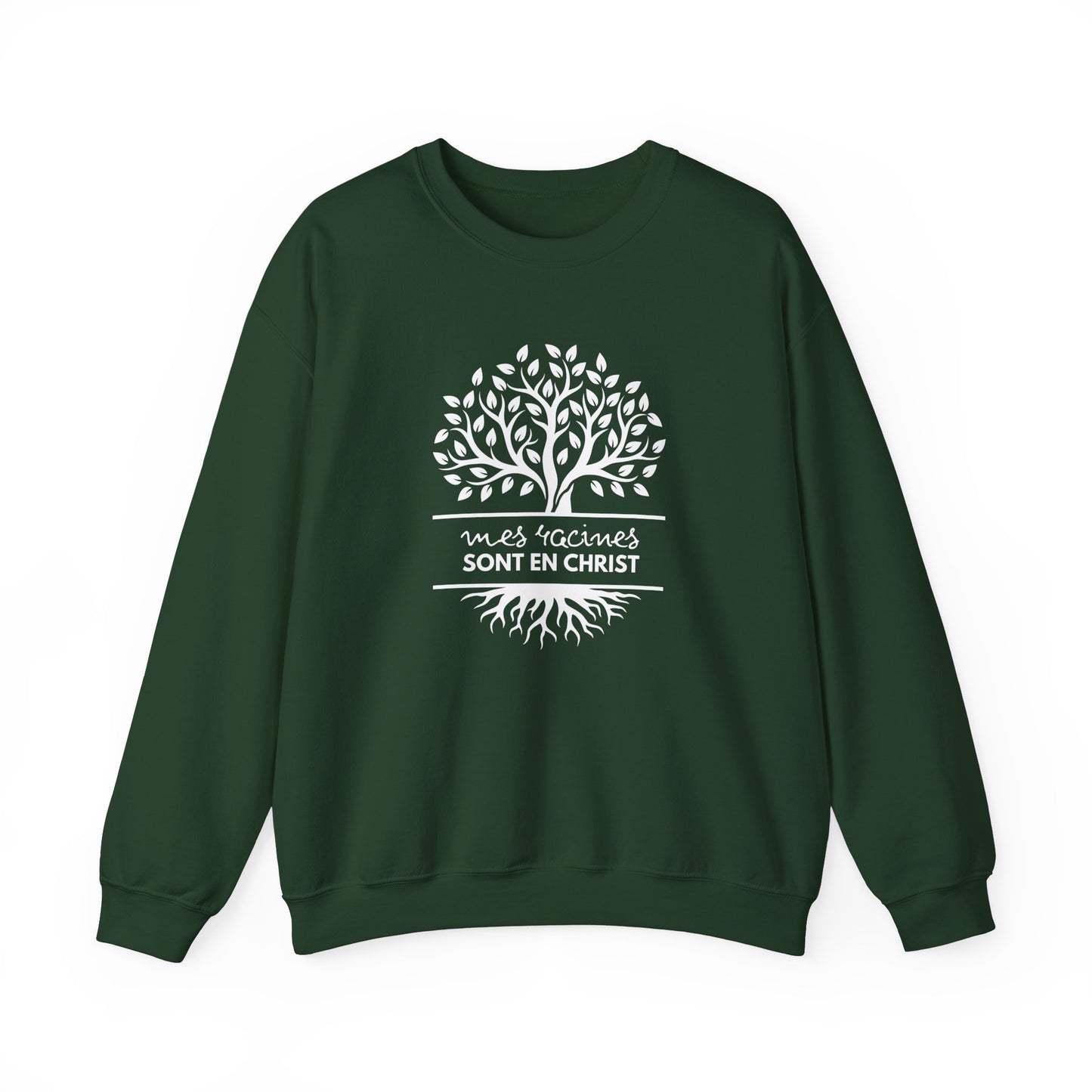 Mes racines sont en Christ CREWNECK