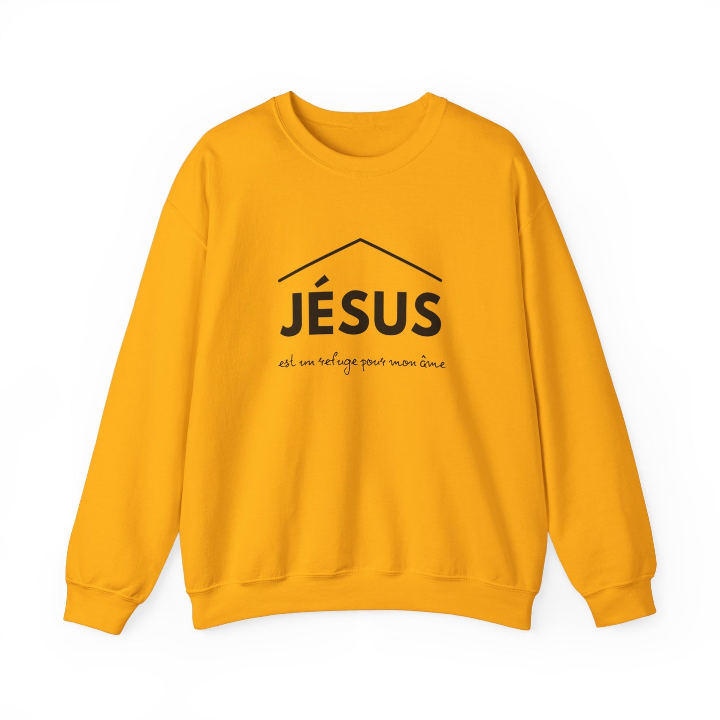 Jésus est un refuge pour mon âme CREWNECK