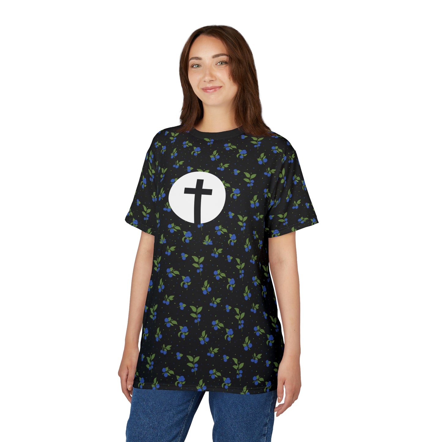 À la croix T-SHIRT BLEUETS