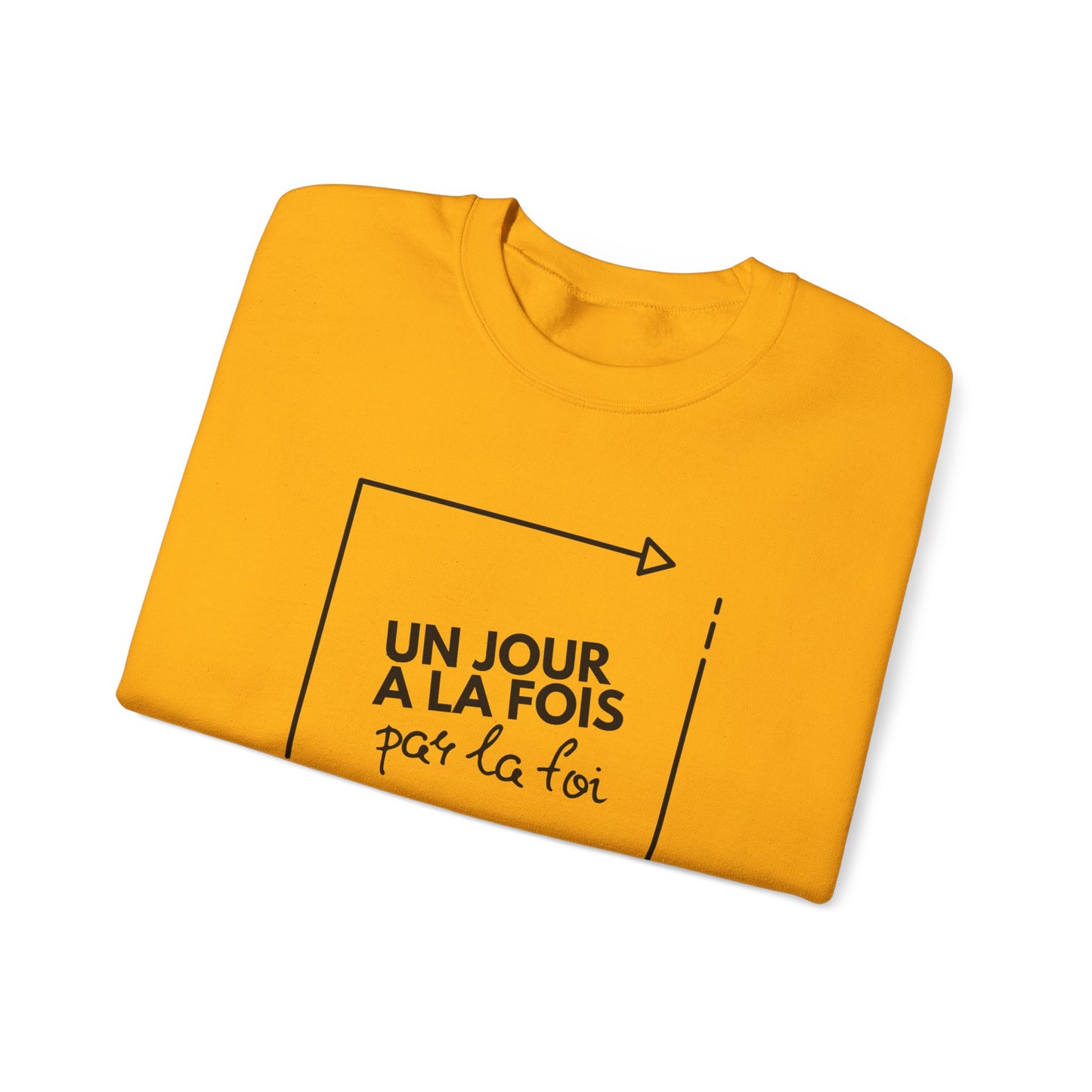 Un jour à la fois par la foi CREWNECK