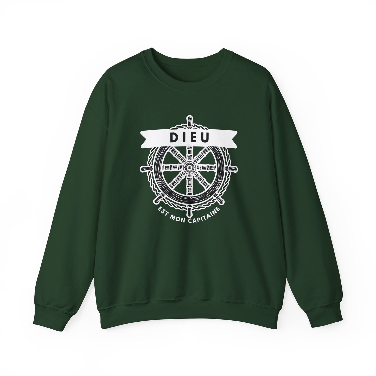 Dieu est mon capitaine CREWNECK