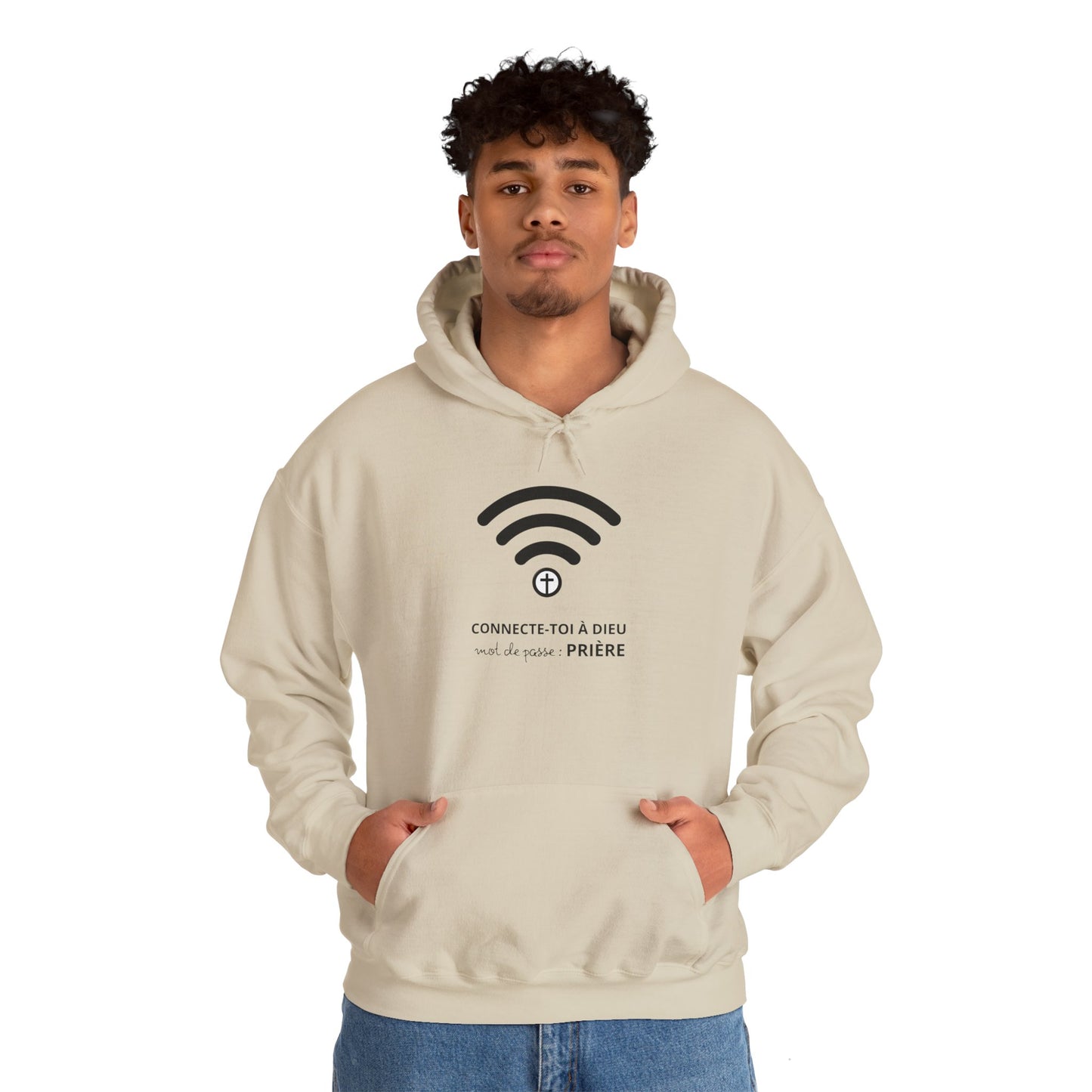Connecte-toi à Dieu HOODIE