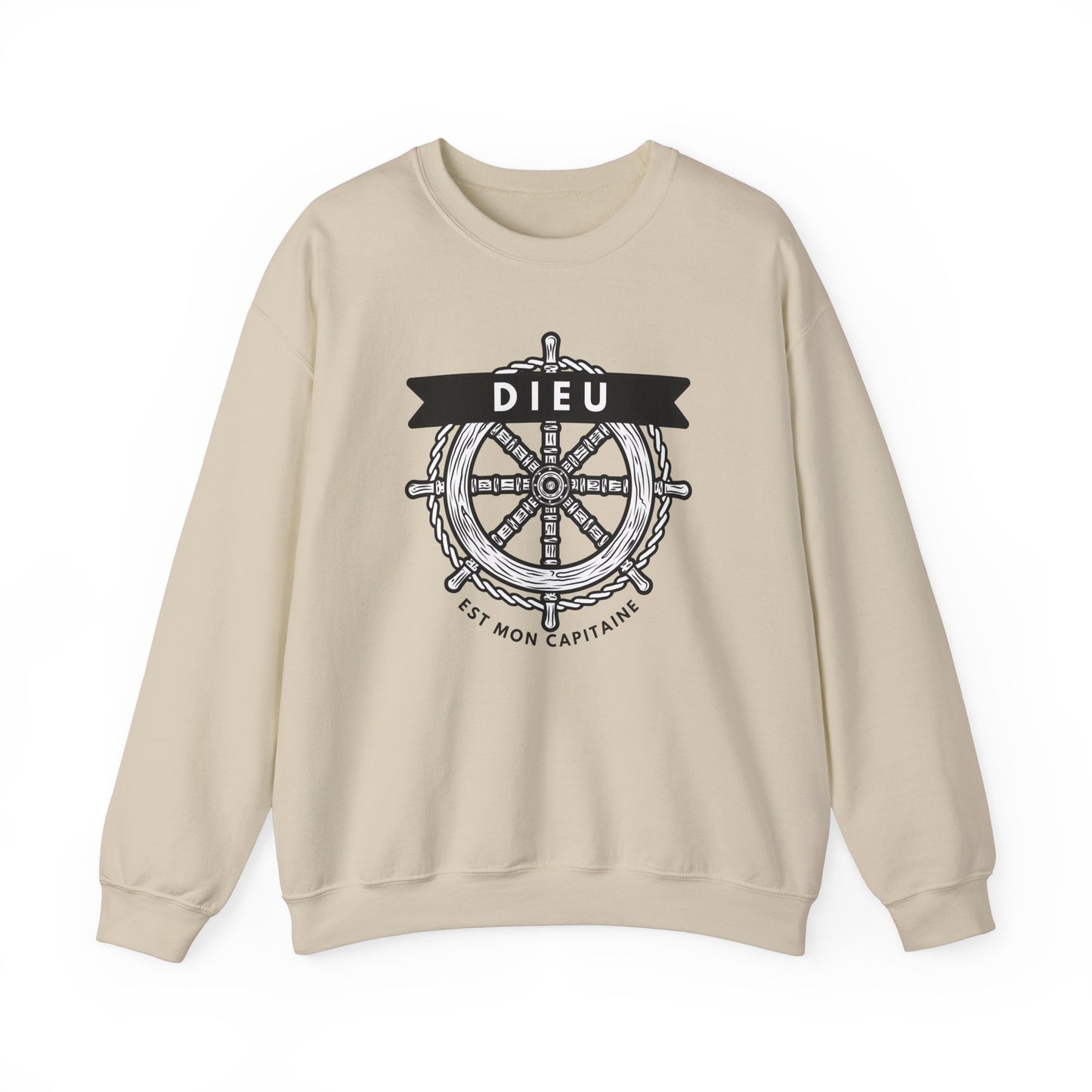 Dieu est mon capitaine CREWNECK