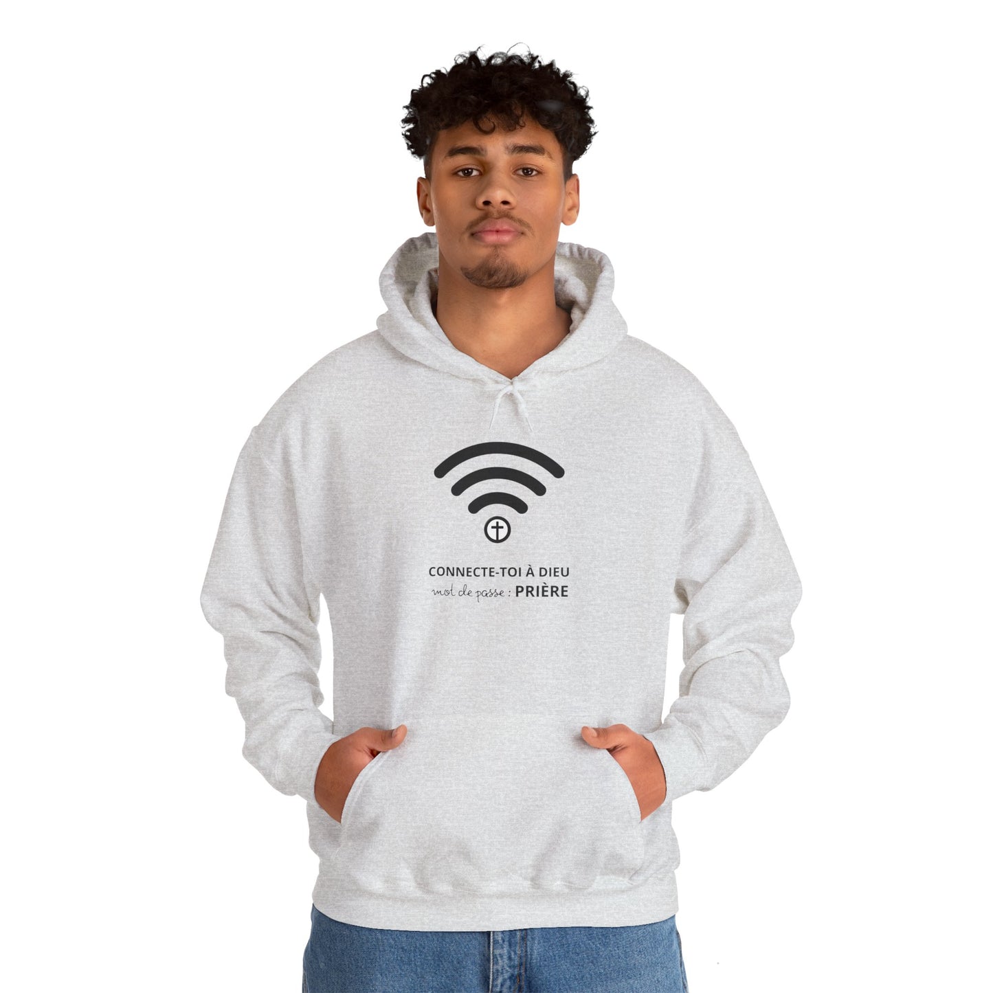Connecte-toi à Dieu HOODIE