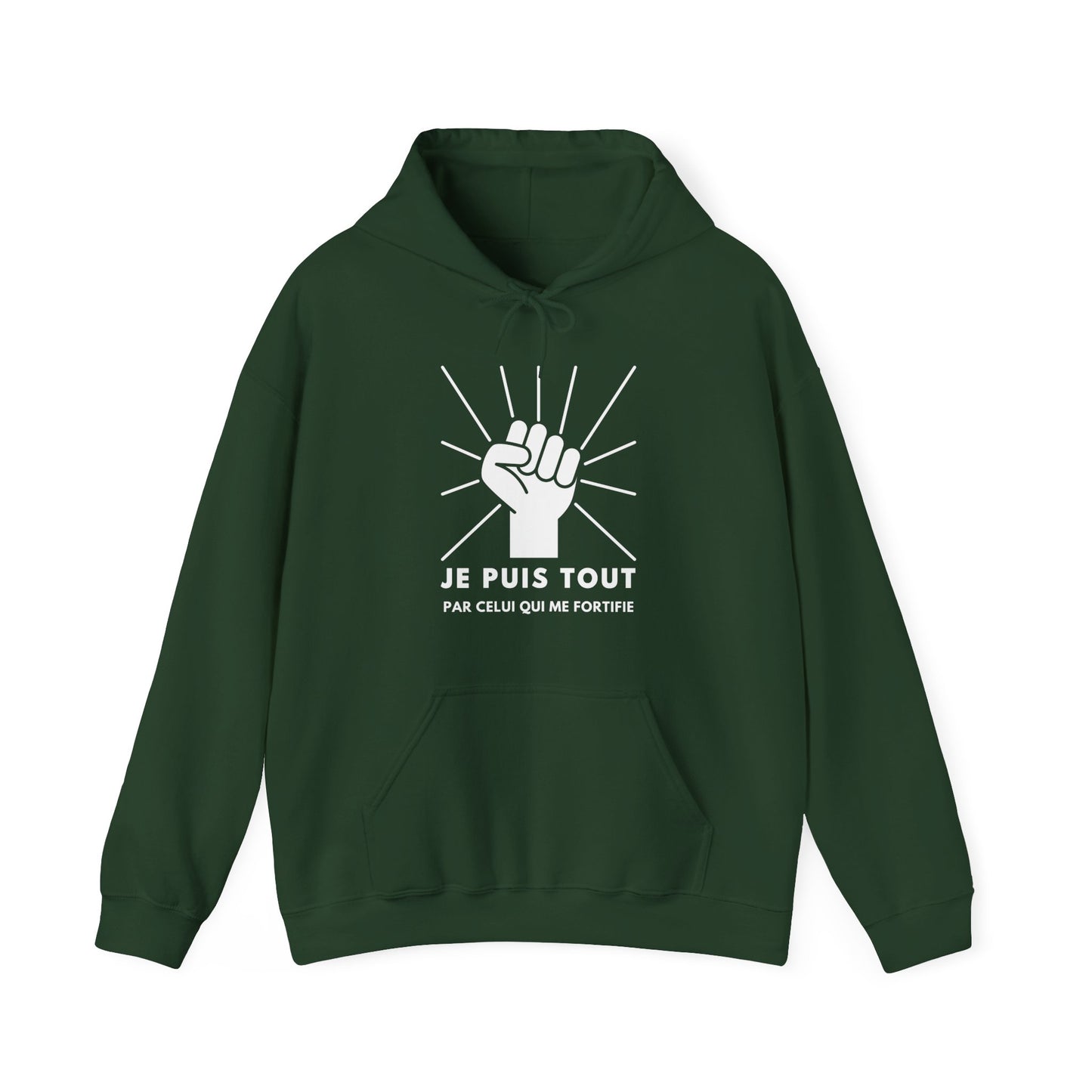 Je puis tout par celui qui me fortifie HOODIE