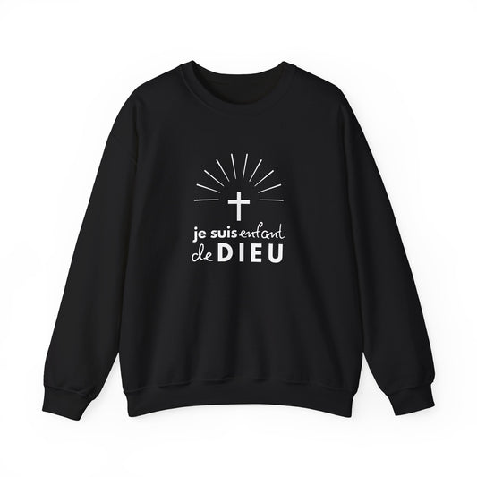 Je suis enfant de Dieu CREWNECK