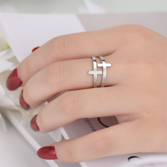 Croix en titanium BAGUE