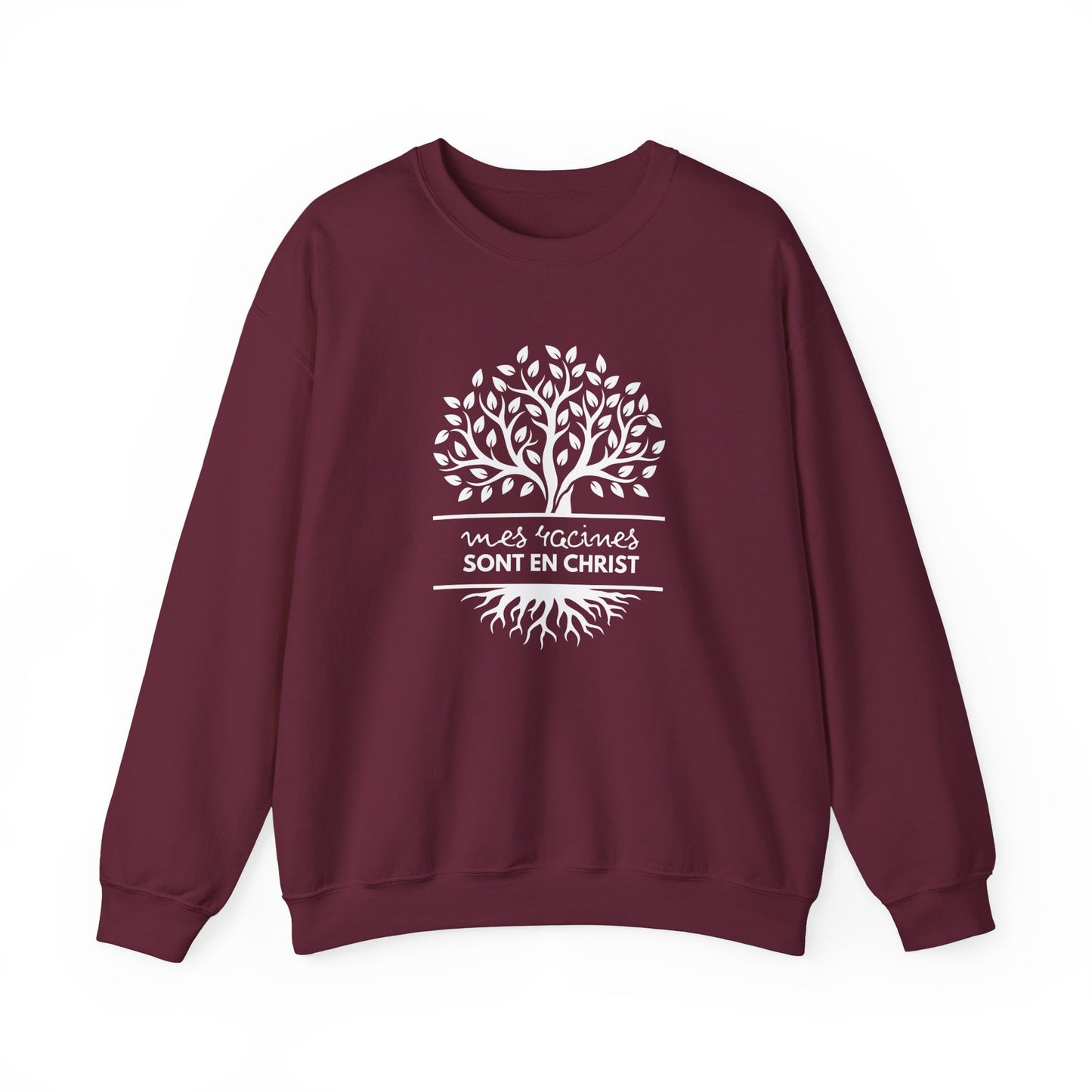 Mes racines sont en Christ CREWNECK