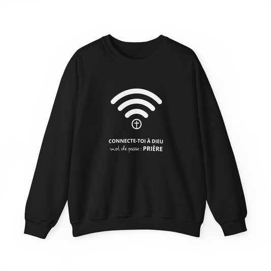 Connecte-toi à Dieu CREWNECK