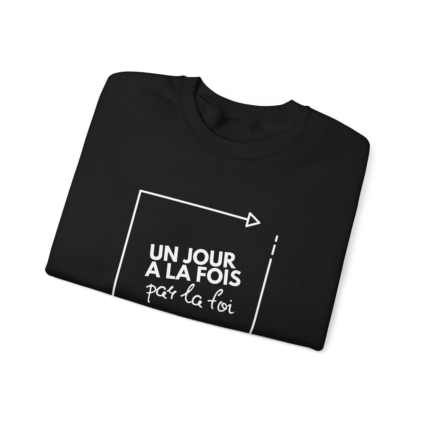 Un jour à la fois par la foi CREWNECK