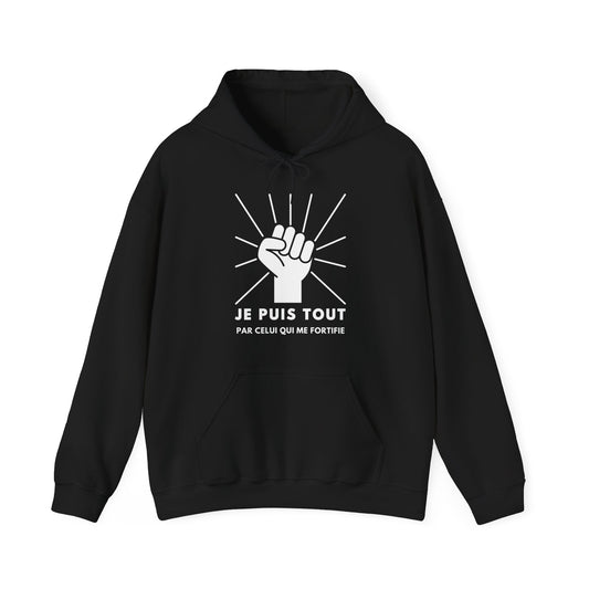 Je puis tout par celui qui me fortifie HOODIE