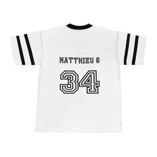 Matthieu 6:34 MAILLOT - WHITE