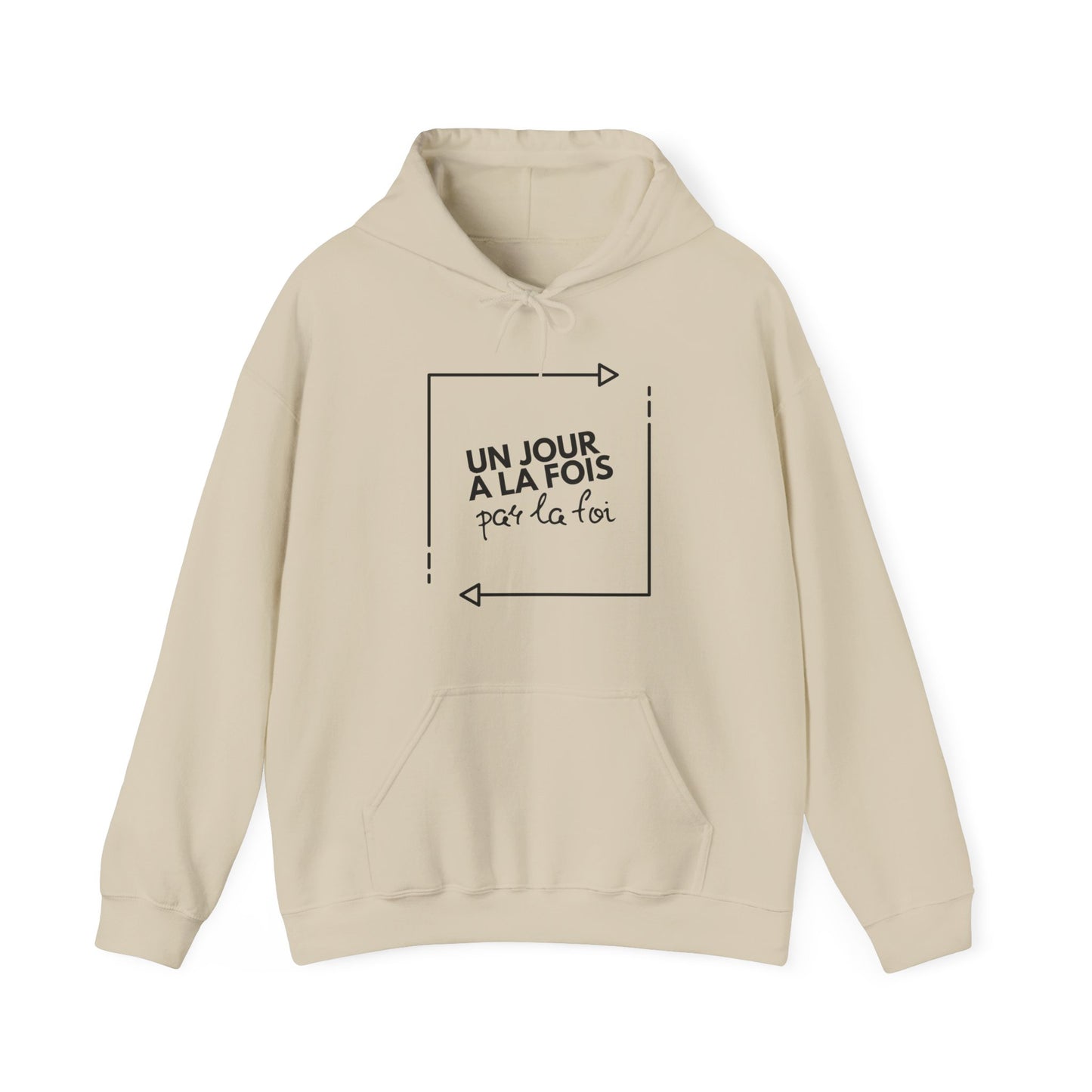 Un jour à la fois par la foi HOODIE
