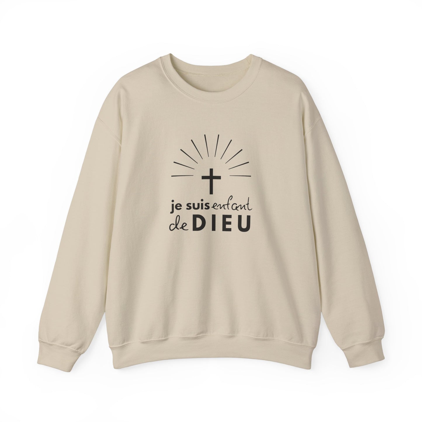 Je suis enfant de Dieu CREWNECK