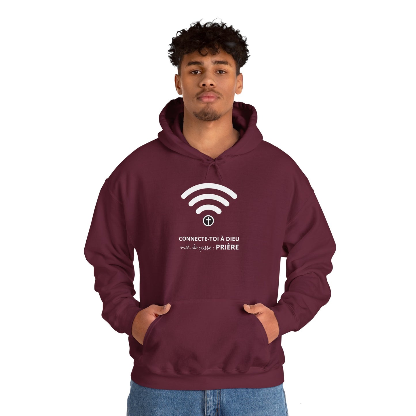 Connecte-toi à Dieu HOODIE