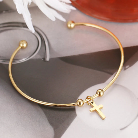 Crois acier inoxydable BRACELET