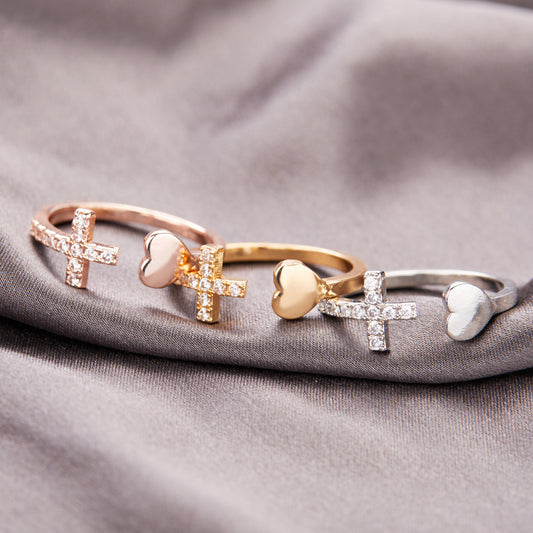 Croix et Coeur BAGUE